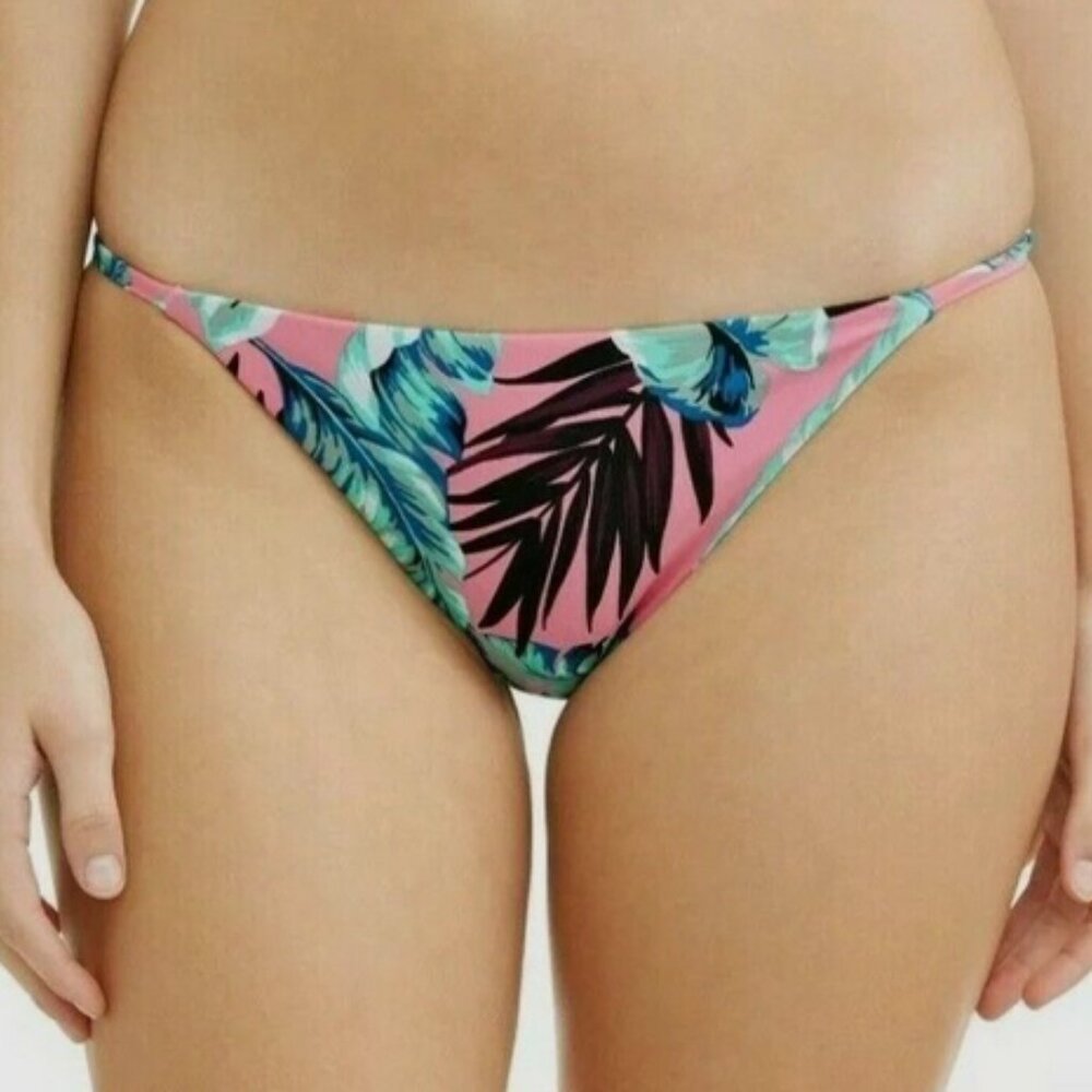NoBo Pink Nova Separates Havana Nights Bikini Bottom Tropical Floral Print
